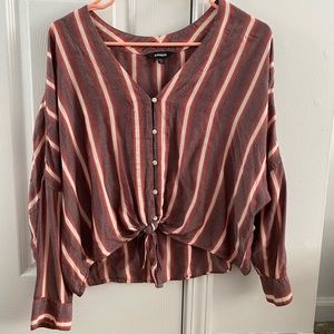 Size medium stripped blouse